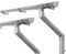 INEFA Dachrinnen Set Gartenhaus, NW100 / 100mm halbrund 2 x 8m Grau zwei Dachseiten, Regenrinnen PVC für Satteldach, Made in Germany