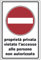 Cartello alluminio 20x30 divieto d'accesso proprietà privata vietato l'accesso alle perosne non autorizzate