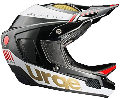 Urge he2560ekwr-m MTB Helm Unisex Erwachsene, schwarz/weiß, M