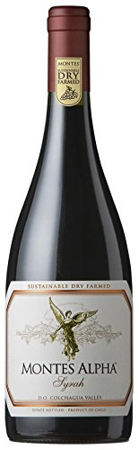 6x 0,75l - 2016er - Montes - Alpha - Syrah - Valle de Colchagua - Chile - Rotwein trocken