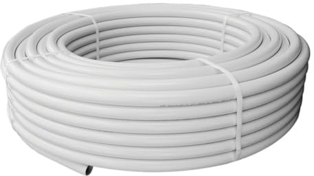 3S SuperSamaStore Tubo Multistrato 16x2mm per Raccordi a Stringere o Pressare, Rotolo Tubo da 100m, Spessore Isolante 6mm per Impianti Termoidraulici, Sanitari e Riscaldamento