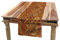 ABAKUHAUS marokkanisch Tischläufer, Blumenmotive Ottoman, Esszimmer Küche Rechteckiger Dekorativer Tischläufer, 40 x 225 cm, Orange Gelb Braun