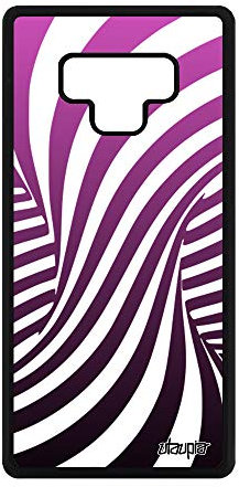 Coque Telephone Galaxy Note 9 Silicone Illusion d'optique dégradé 3D Effet Rose Magique Smartphone Pas Cher tornade Etui de pour Samsung