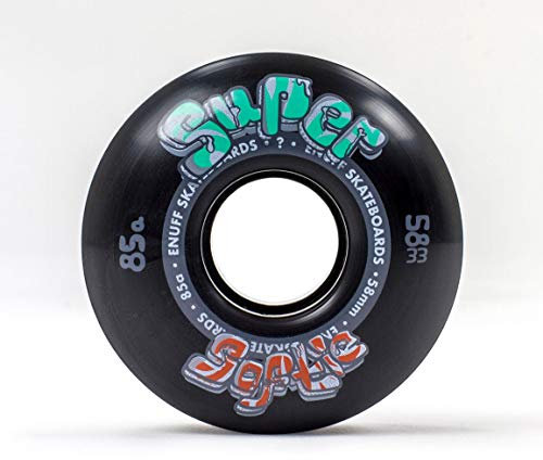 Enuff Skateboards Super Softie Park/Street/Filmer schwarze Rollen 85a/58mm