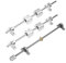 S SIENOC - Mandrino conduttore T8 da 200 mm + dado in rame + cuscinetto verticale + giunto + guida lineare Φ8 mm + supporto a V + cuscinetto a sfera (tipo 7, 1 set, 200 mm)