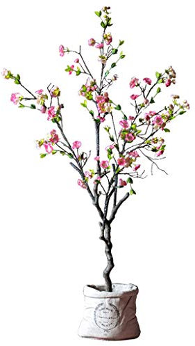 Teri Kunstbaum Kirschblüten-Baum Künstlicher Baum Dekoration Dekoration Fenster Club-Wohnzimmer Schlafzimmer Dekoration Gefälschte Baum Kunstpflanze (Color : 136CM-B)