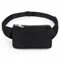 UTO Damen wasserdichte Nylon Bauchtasche für Frauen 5 Reißverschluss Strapazierfähiges Oxford-Gewebe Multi Taschen Anti Scratch Schwarz
