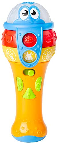 winfun - Cámara de Fotos Infantil, Cámara de Juguete, Juguete Musical, Cámara de Fotos con música y Luces, Mono saltarín, con 2 Pilas AAA (no Incluidas), 9 Meses (46688)