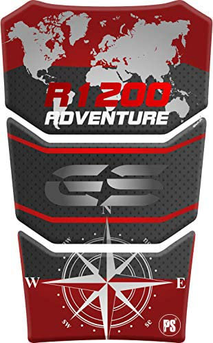PARASERBATOIO RESINATO ADESIVO EFFETTO 3D, COMPATIBILE CON MOTO BMW R1200GS R 1200 R-1200-GS BMW-R1200GS GS Adventure ADV GS-Adv v10