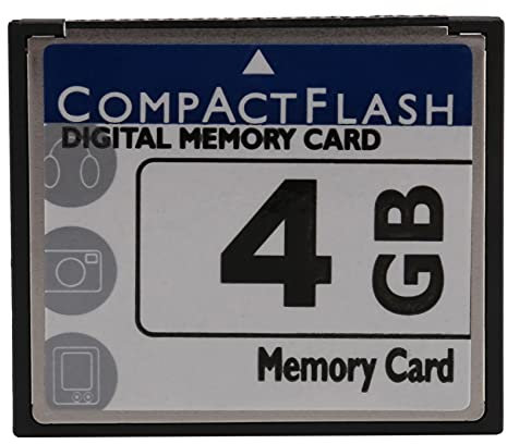 Carte mémoire Flash compacte de 4 Go (& Bleu)