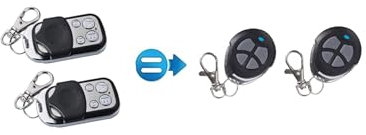 C OOG - 2 X TELECOMMANDE Compatible A LA Marque OOGARDEN Moteur IUMIN ET LEIUM 04710005 - TELECOMMANDE REF 0471-0005