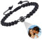ALBERTBAND Tigerauge Perlen Armband Mit Bild - Personalisierte Foto Projektion Armband für Ihn Partner Paar - Geschenke für Geburtstage, Valentinstag, Weihnachten