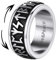 Supcare Herren Vikinger Personalisierter Spinner Ring - Edelstahl Stimmungsring Mit Gravur - Nordische Wikinger Runen Fingerring Drehbar - Bandring Modeschmuck für Jahrestag
