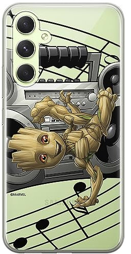 ERT GROUP Handyhülle für Samsung A54 5G Original und offiziell Lizenziertes Marvel Muster Groot 004 optimal an die Form des Handy angepasst, teilweise transparent