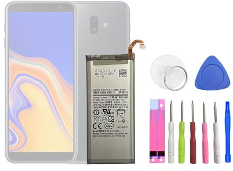 HIGHAKKU Batterie de rechange EB-BJ800ABE compatible avec Samsung Galaxy J6 2018 SM-J600 & A6 2018 SM-A600 avec outils