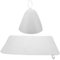 Beaupretty 1ensemble Bonnet De Sauna Feutre Et Coussin Absorbant Kit Confortable Pour Bain Ou Sauna Accessoires Feutre Épais Couleur Blanche