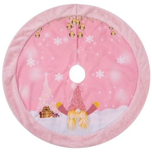 Moderne beleuchtete Weihnachtsbaumdecke, Weihnachtsbaummatte für den Innenbereich, Teppich- und Party-Dekor, bedruckte Baumbodenabdeckung