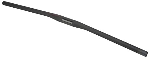 31,8 Mm Fahrradlenker, 3K Carbon Fiber Lenker 760 Mm Mountainbike-Lenker mit Verstärkter Bremsstange für Downhill Off Road (Gerader Griff)