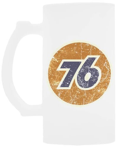 Udaytee 76 Oil Union Vintage Biertrinkbecher Aus Glas Mit Henkel