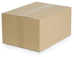 WePack 25 Stück Faltkarton 200x150x100 mm Aussenmaß Versandkarton klein E-commerce Karton 1-Wellig 400G Braun Kartonage Verpackung Postkarton Versandschachtel Paket Päckchen