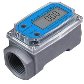Durchflussmesser, digitaler Durchflussmesser, K24 LCD-Kraftstoff, einfach zu bedienende Werkzeuge, elektronische Digitalanzeige, hochpräziser Mehrzweck-Durchflussmesser aus Aluminiumlegierung für Wass