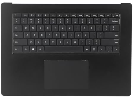 for Surface Laptop Keyboard, Bluetooth Keyboard with Trackpad and Palm Rest Ergonomic Keyboard Replacement for Surface Laptop 3/4/5 1873 15 Inch (Black)