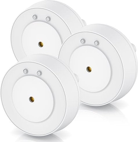 CSL - 3X Wassermelder Wassersensor Wasseralarm mit Batterie - IP66 - Mini Wasserdetektor Sensor - 110 dB lauter Alarm – Melder warnt bei Wasserschäden in Küche Bad Keller Waschmaschine