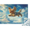 ZWABFOFYV Yorkshire Terrier 1000pcs (75x50cm) Jigsaw Puzzle, 1000 Pieces, 1 Set, Cardboard, Photographic Style, Intermediate Skill Level