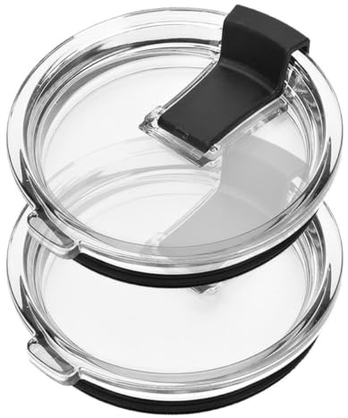 LALADEFIEE Auslaufsicherer Deckel Für 30Oz Tumbler Und Andere Trinkbecher Wasserdichter Ersatzdeckel Mit Sicherer Versiegelung 2 Stück Perfekt Für Outdoor Und Auto