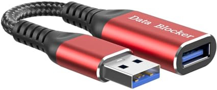 ESTCNK USB Female to Male Charging Cable Data Blocker Only Charging Not Data Transfer