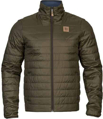 Härkila Kalix HSP Reversible Jacket Men Size L, Willow Green/Sea Blue, Windproof HSP® Membrane, Thermo Poly Shield™ Insulated Outdoor Hunting Hiking Jacket