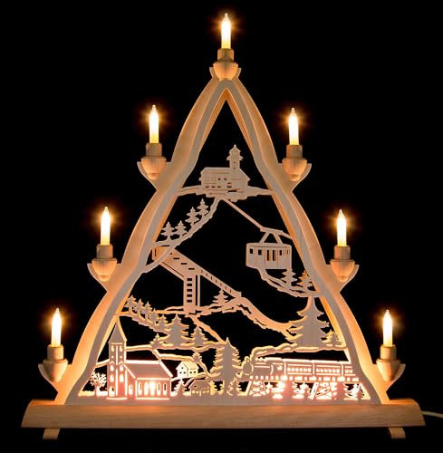 Schlick & Türk 3D-Lichterspitze Oberwiesenthal - 50x55 cm