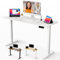 JUPPLIES Escritorio Elevable Electrico 160 x 60 cm - Mesa Elevable Escritorio Ajustable en Altura con Panel Inteligente de 3 Memorias - Standing Desk Oficina en Casa - Blanco