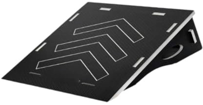 APLVFFZH Skateboard Rampe für Den Hinterhof, Trainingsgerät Zum Springen, Ideal für Dirtbike Und RC Auto, Schwarz