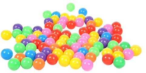 50 Bälle Für Bällebad, Bunte Bälle Kinder, 7cm Kinder Laufstallbälle Für Zelt , Enthält Einen Netzbeutel, BabySpielball BPA Frei, Kann Die Farberkennungsfähigkeit Von Kindern Fördern Für Bällebad