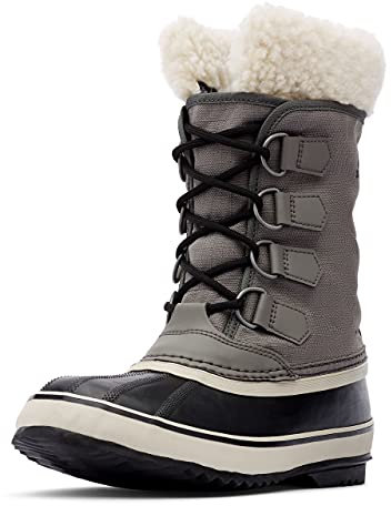 Sorel WINTER CARNIVAL WATERPROOF Schneestiefel für Damen, Grau (Quarry x Black), 37.5 EU