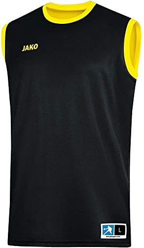 JAKO Herren Wendetrikot Change 2.0, Schwarz/Citro, XL