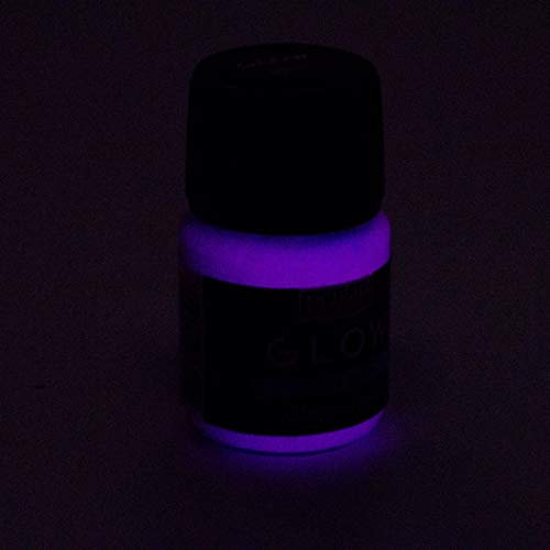 1000 y un color acrílico fosforescente Glow en The Dark 30 ml rosa 16482 agua