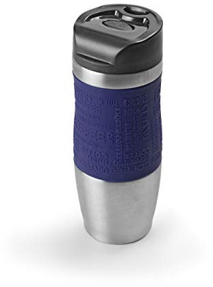 IBILI 799904A Vaso Termico 400 ML-Blue, Stainless Steel, Azul