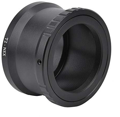 Topiky Manual Focus Telephoto Lens Adapter Ring,Aluminium Alloy M42 * 0.75mm Lens Converter for T2/T Mount Lens to for SONY NEX E Mount Camera,Manual Control/Manual Exposure/Manual Aperture