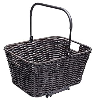 Tern Unisex – Erwachsene Market Basket Farhrradkorb, Schwarz, 34 x 45 x 27 cm