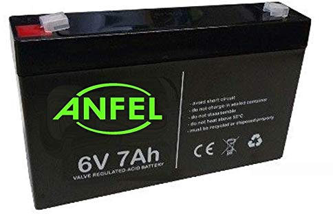 6V 7Ah batteria al piombo ermetica ricaricabile sigillata ricambio per auto macchina moto peg perego