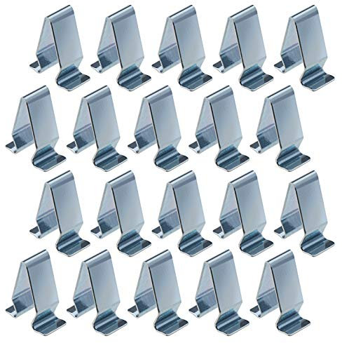 YINETTECH 20Pcs 16mm Metall Innenverkleidung Verkleidung Federklemmen Fahrzeuginnenraum Polsterhalter Befestigungselemente Kompatibel mit Autoteile