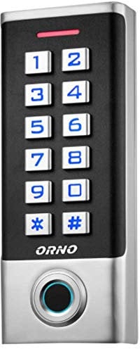 ORNO OR-ZS-823 Wasserdichtes Fingerprint Schloss Kompatibel mit Zugangskarten