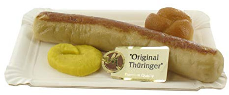 Odenwälder Marzipan Thüringer Bratwurst mit Senf 100g