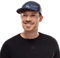 Buff Unisex Buff Cap with a visor, Navy, 31 EU