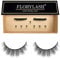 FLORYLASH® | Super Natural Look - Magnetische Wimpern 3 Magnete Natürlich Magnetic Fake Lashes ohne Eyeliner 3D Volumen Set Wiederverwendbar (Größe S, 25 mm breit)