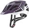 uvex Quatro cc - sicherer MTB-Helm für Damen und Herren - individuelle Größenanpassung - Verstellbarer Schirm - Plum - White matt - 52-57 cm