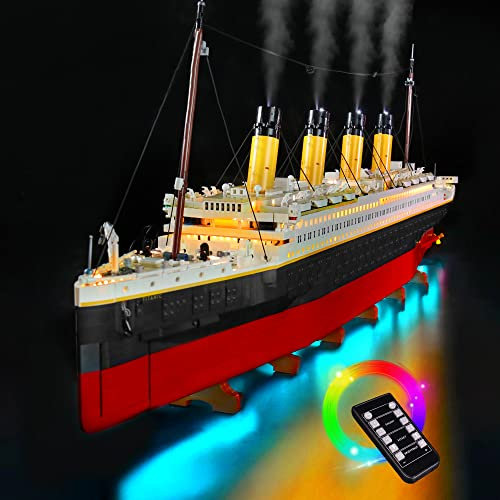 Brick Shine Kit luci per LEGO® Titanic 10294 (Lego Set non è incluso) (versione remota)