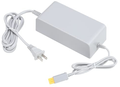 Trenro Chargeur pour console Wii U, adaptateur secteur, câble de charge de rechange pour console Nintendo Wii U